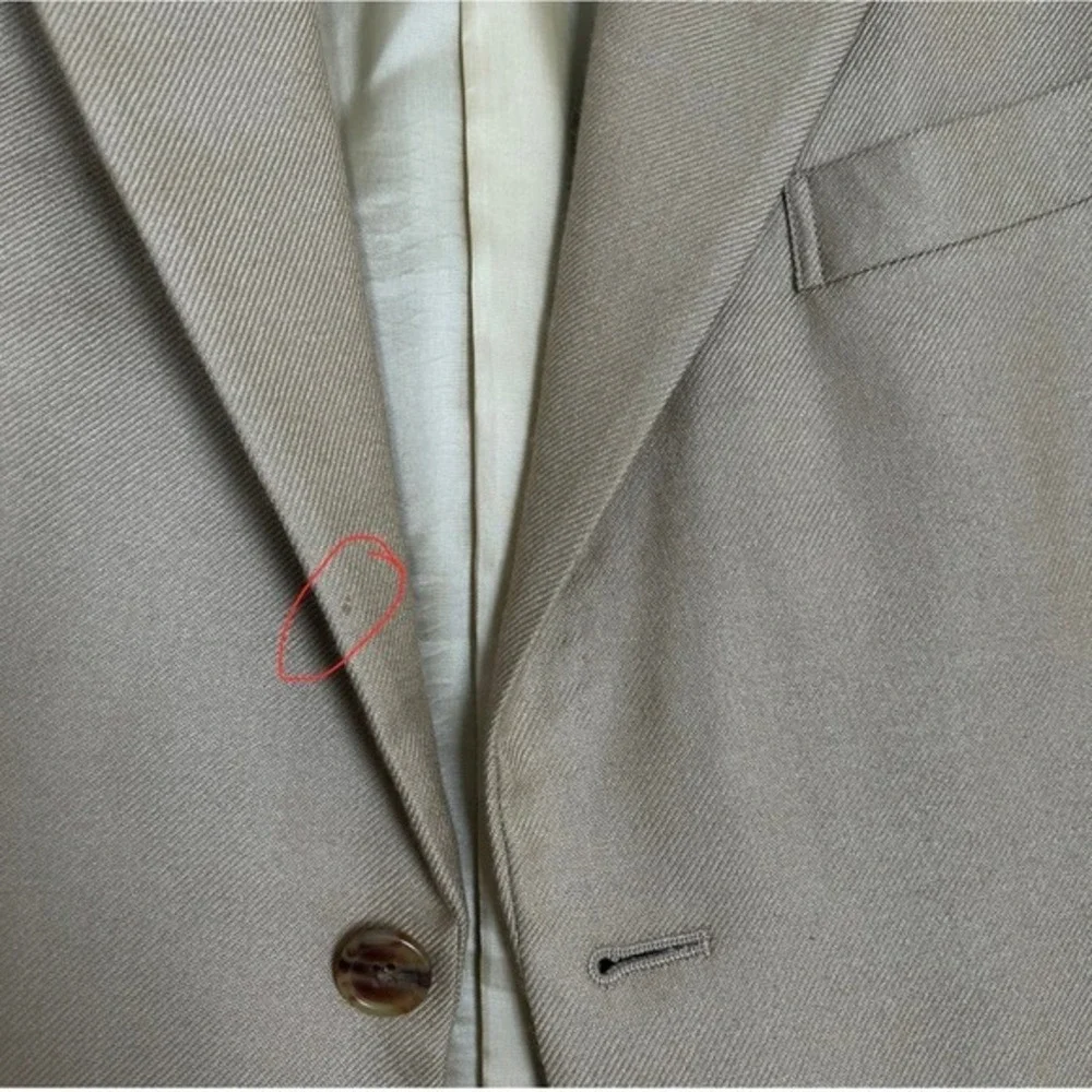 John‎ Nordstrom Loro Piana 100% Cashmere Sport Coat Blazer Sz 42 *notes